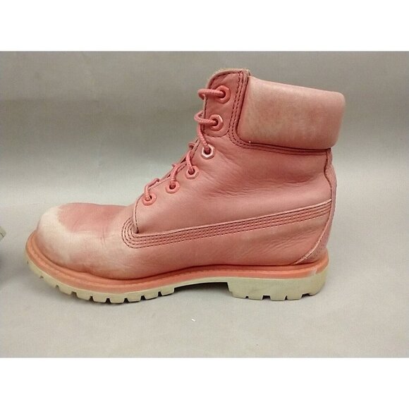 Pink Lace-Up Ankle Boots - Picture 7 of 16